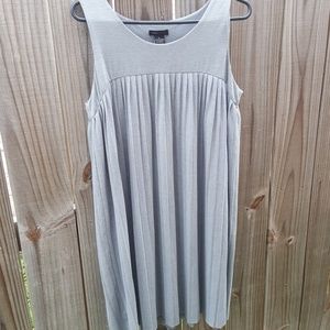 BCBGMaxAzria pleated sleeveless dress